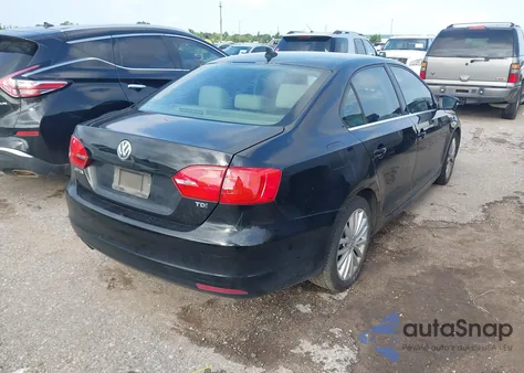 2013 Volkswagen Jetta 2.0L Tdi из США, поврежденный, VIN 3VWLL7AJ8DM358757